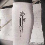 Очертание на фото татуировка от 01.09.2018 №006 - Очертание на фото татуировка -