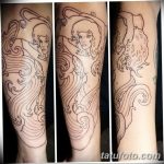 Очертание на фото татуировка от 01.09.2018 №015 - Очертание на фото татуировка -