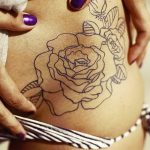 Очертание на фото татуировка от 01.09.2018 г. №020 - Очертание на фото татуировка -