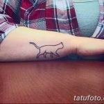 Очертание на фото татуировка от 01.09.2018 №038 - Очертание на фото татуировка -