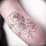 Очертание на фото татуировка от 01.09.2018 №054 - Очертание на фото татуировка -