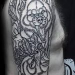 Очертание на фото татуировка от 01.09.2018 №081 - Очертание на фото татуировка -