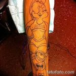 Очертание на фото татуировка от 01.09.2018 №101 - Очертание на фото татуировка -