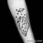 Очертание на фото татуировка от 01.09.2018 №102 - Очертание на фото татуировка -