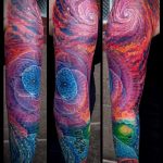 manchon espace de tatouage - une photo du tatouage fini 2012 tatufoto.ru