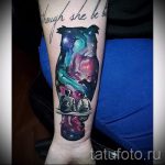 bagoly tetoválás hely - egy fotó a kész tetoválás 1015 tatufoto.ru