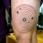Tattoo -Raum Minimalismus - ein Foto des fertigen Tätowierung 2036 tatufoto.ru
