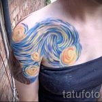 tetoválás a tér stílusában - fotó a kész tetoválásról 3041 tatufoto.ru