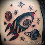 tetoválás a tér stílusában - fotó a kész tetoválásról 6044 tatufoto.ru