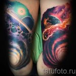 tetoválás a tér stílusában - fotó a kész tetoválásról 7045 tatufoto.ru