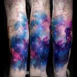 tetoválás tér akvarell - fotó a kész tetoválásról 1092 tatufoto.ru