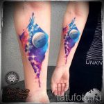 tetoválás tér akvarell - fotó a kész tetoválásról 6097 tatufoto.ru