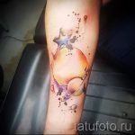 tetoválás tér akvarell - fotó a kész tetoválásról 9100 tatufoto.ru