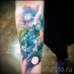 tetoválás tér akvarell - fotó a kész tetoválásról 15106 tatufoto.ru