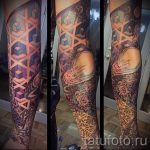 tetoválás tér geometria - fotó a kész tetoválásról 3113 tatufoto.ru