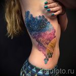tetoválás tér geometria - fotó a kész tetoválásról 4114 tatufoto.ru