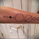 tetoválás tér minimalizmus - fotó a kész tetoválásról 3118 tatufoto.ru