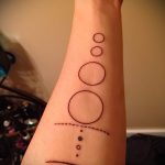 tetoválás tér minimalizmus - fotó a kész tetoválásról 4119 tatufoto.ru