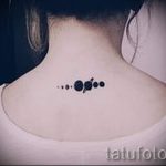 tetoválás tér minimalizmus - fotó a kész tetoválásról 7122 tatufoto.ru
