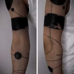 tetoválási tér minimalizmus - fotó a kész tetoválásról 10125 tatufoto.ru