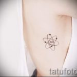 tetoválás tér minimalizmus - fotó a kész tetoválásról 13128 tatufoto.ru