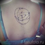 tetoválás tér minimalizmus - fotó a kész tetoválásról 15130 tatufoto.ru