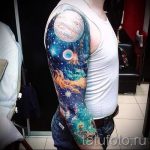 tetoválás űrhüvely - fotó a kész tetoválásról 2142 tatufoto.ru
