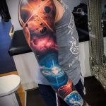 tetoválás űrhüvely - fotó a kész tetoválásról 10150 tatufoto.ru