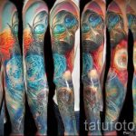 tetoválás űrhüvely - fotó a kész tetoválásról 12152 tatufoto.ru