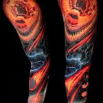 tetoválás űrhüvely - fotó a kész tetoválásról 15155 tatufoto.ru