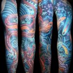 tetoválás űrhüvely - fotó a kész tetoválásról 17157 tatufoto.ru