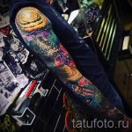 tetoválás űrhüvely - fotó a kész tetoválásról 26166 tatufoto.ru