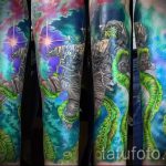 tetoválás űrhüvely - fotó a kész tetoválásról 29169 tatufoto.ru