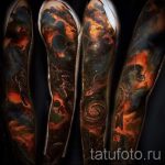 tetoválás űrhüvely - fotó a kész tetoválásról 40180 tatufoto.ru