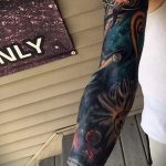 tetoválás űrhüvely - fotó a kész tetoválásról 41181 tatufoto.ru