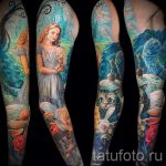 tetoválás űrhüvely - fotó a kész tetoválásról 42183 tatufoto.ru
