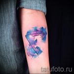 tetováló tér háromszög - fotó a kész tetoválásról 7195 tatufoto.ru