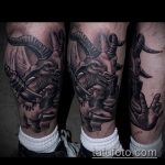 zdjęcie tatuażu koziego nr 629 - fajna wersja wzoru, którą można łatwo wykorzystać do przeróbki i zastosowania jako tatuażu koziego na nadgarstku