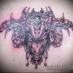 zdjęcie tatuażu koziego nr 680 - fajna wersja wzoru, który z powodzeniem można wykorzystać do przeróbki i aplikacji jako tatuażu koziego na nadgarstku