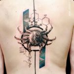 fotó egy rákos tetoválásról, kelt 2018. 04. 18 -án №182 - tetováló rák -