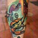 fotó egy rákos tetoválásról, kelt 2018.04.18., 003 - tetováló rák -