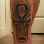 fotó az Ankh kereszt tetoválásról, kelte: 2017.10.27. №140 - Ankh tetoválás -