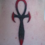 fotó az Ankh kereszt tetoválásról, kelte: 2017.10.27. №148 - Ankh tetoválás -