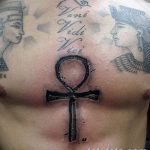 fotó az Ankh kereszt tetoválásról, kelte: 2017.10.27. №158 - Ankh tetoválás -
