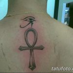 fotó az Ankh kereszt tetoválásról, kelte: 2017.10.27. №160 - Ankh tetoválás -