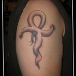 fotó az Ankh kereszt tetoválásról, kelte: 2017.10.27. №170 - Ankh tetoválás -