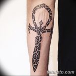 fotó az Ankh kereszt tetoválásról, 2017.10.27., №171 - Ankh tetoválás -