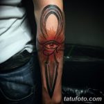 fotó az Ankh kereszt tetoválásról, kelte: 2017.10.27. №084 - Ankh tetoválás -