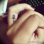 fotó az ankh kereszt tetoválásról, kelte: 2017.10.27. №087 - Ankh tetoválás -