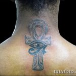 fotó az Ankh kereszt tetoválásról, kelte: 2017.10.27. №089 - Ankh tetoválás -